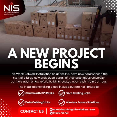 A NEW PROJECT BEGINS