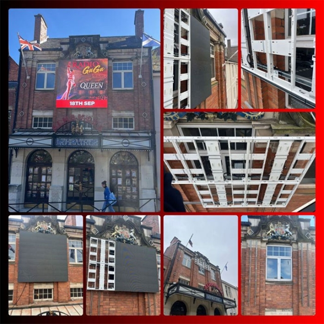 NEW OUTDOOR VIDEO WALL INSTALLATION