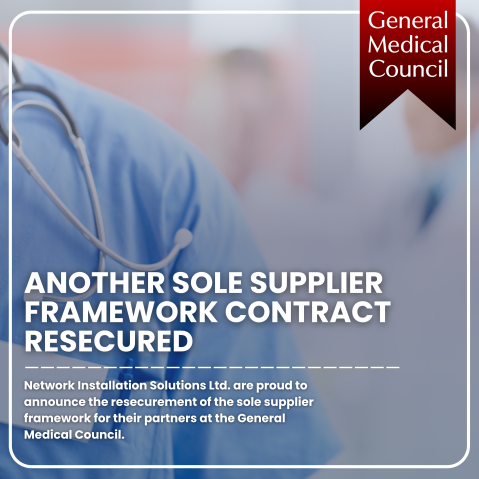 ANOTHER SOLE SUPPLIER FRAMEWORK RETAINED!